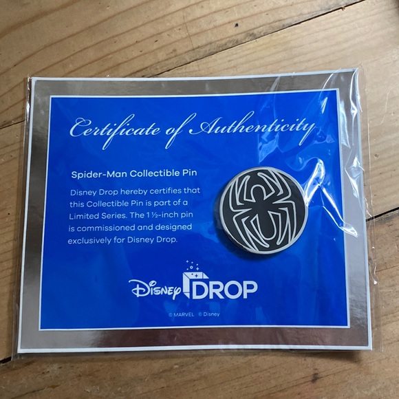 Disney | Other | Rare Spiderman Disney Dropbox Pin | Poshmark
